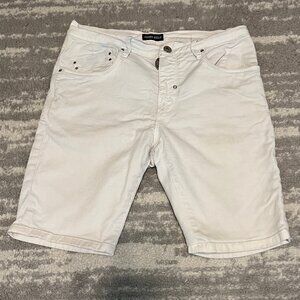 Antony Morato White Denim Shorts